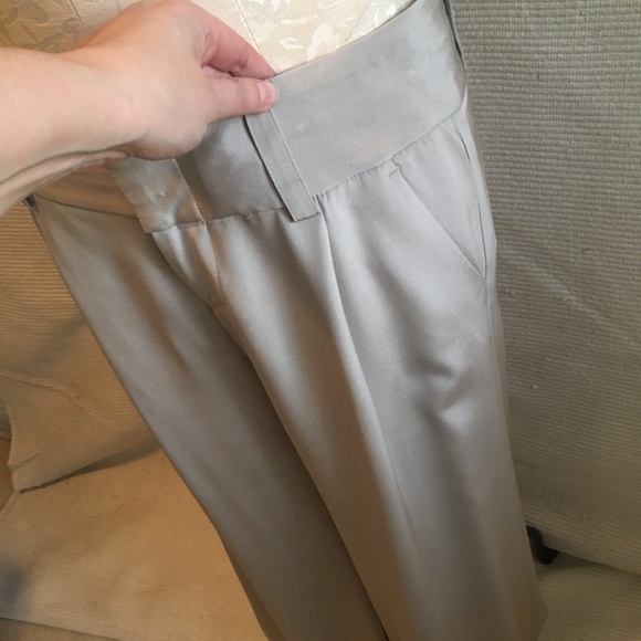 SOLD NWOT Alice & Olivia Silk Slacks - Picture 3 of 8